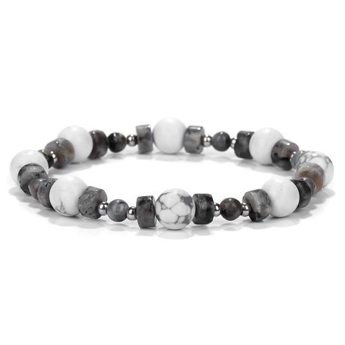 Bracelets En Pierre Naturelle Howlite Pour Femmes, Bijoux En Pierre De Pastèque Rouge, Cristal, Cadeau De Fête