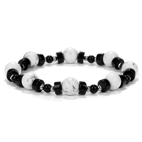 Bracelets En Pierre Naturelle Howlite Pour Femmes, Bijoux En Pierre De Pastèque Rouge, Cristal, Cadeau De Fête