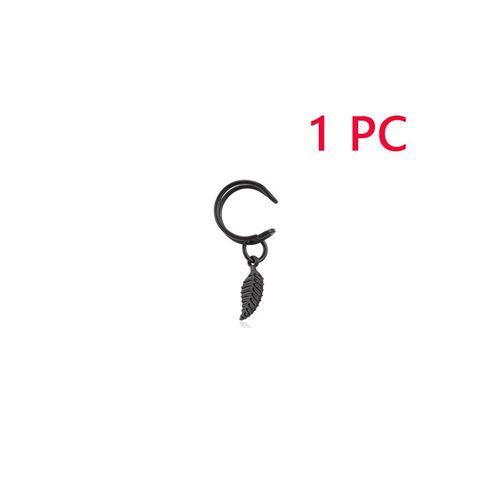 Boucles D'oreilles Clip En Métal Doré Pour Femme, Clip D'oreille Non Perçant, Manchette De Cuir Chevelu, Cadeau De Fête, Accessoires De Bar, Bijoux Fantaisie, 1 Pc