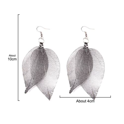 Boucles D'oreilles En Cuir Chevelu Naturel Véritable Pour Femmes, Boucles D'oreilles Longues En Cuir Chevelu Bohème, Pendentifs Uniques Pour Femmes, Bijoux De Fête