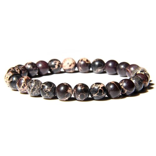 Bracelet En Fluorite Flash Arc-En-Ciel Pour Femmes Et Hommes, Perles En Pierre Naturelle Polie, Équilibre Énergétique De Guérison, Yoga, Amitié, 8 Mm