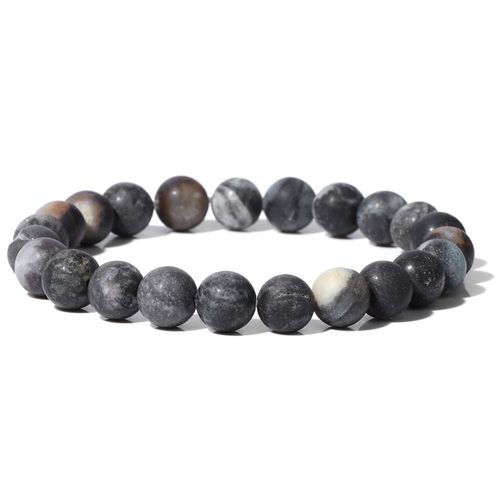 Bracelets En Pierre Naturelle Pour Hommes, Faits À La Main, Énergie Yoga, Onyx, Agates, Perles, Bracelet Extensible, Bijoux, Cadeau D'amitié
