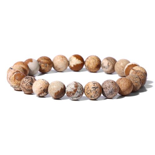 Bracelets En Pierre Naturelle Pour Hommes, Faits À La Main, Énergie Yoga, Onyx, Agates, Perles, Bracelet Extensible, Bijoux, Cadeau D'amitié