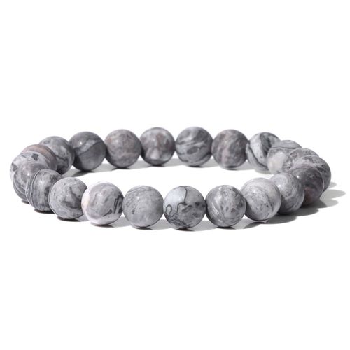 Bracelets En Pierre Naturelle Pour Hommes, Faits À La Main, Énergie Yoga, Onyx, Agates, Perles, Bracelet Extensible, Bijoux, Cadeau D'amitié