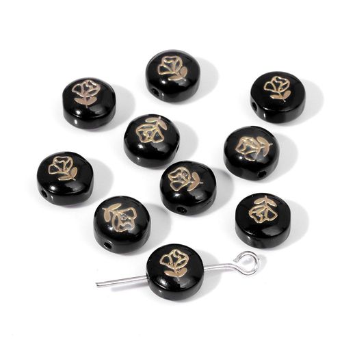 Breloques En Nacre Noire Pour Document Doré, Étoile, Coquillage, Tortue, Perles Pour Bijoux Faits À La Main, Bracelet De Bricolage, Boucles D'oreilles Exécutives, Mode