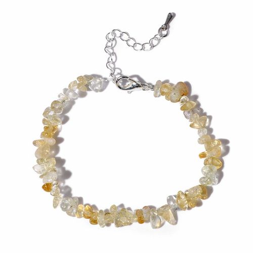 Bracelet En Pierre Naturelle, Cristal De Guérison, Aigue-Marine, Bijou Fait À La Main, Pour Couple, Ami, Anniversaire