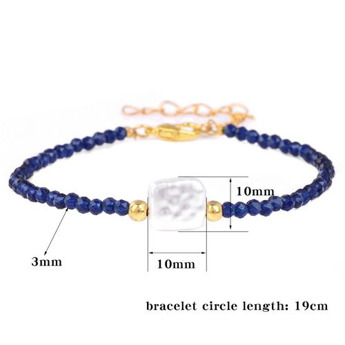 Petits Bracelets En Perles Pour Femmes, Pierres Naturelles Lapis Lazuli, ¿Il De Tigre, Perles, Breloques, Cadeaux Reiki