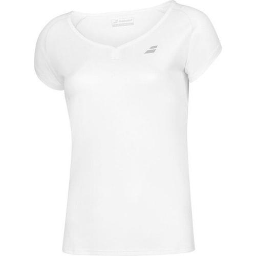 Play Capsleeve T-Shirt Filles - Blanc , Gris