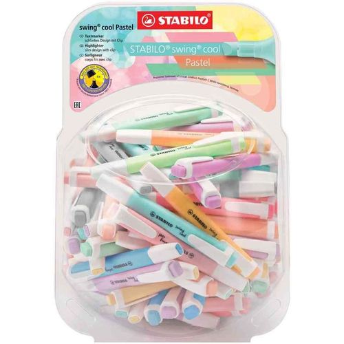 Stabilo Surligneur Swing Cool Pastel, Bonbonnière De 100