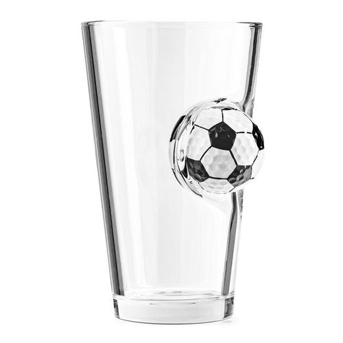 Verre Avec Ballon De Foot Incrusté Dans Le Verre Cadeau Football
