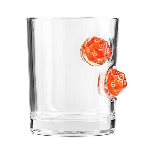 Verre Incrustés De Dés À 20 Faces Verre Originale Pour Amateur De J