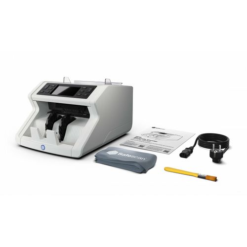 Compteuse Trieuse Pieces - Billets Safescan Compteuse De Monnaie 2210 G2 Avec Écran De 3,9''