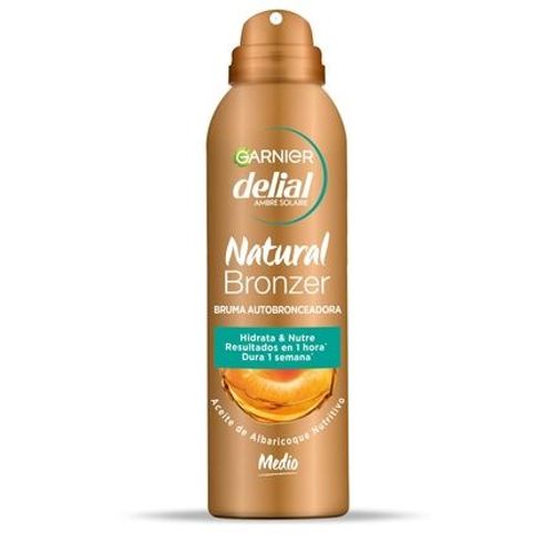 Brume Autobronzante - Garnier - Natural Bronzer - 150 Ml - Teinte Moyen - Tous Types De Peau Multicolore