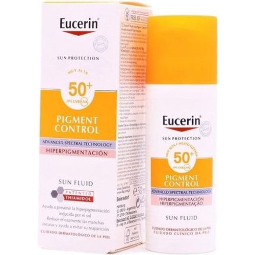 Soin Solaire - Eucerin - Fluide Spf50 - 50ml - Hypoallergénique - Protection Uv 