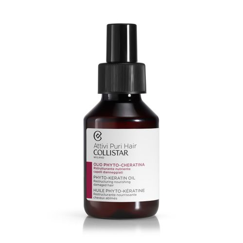 Huile - Collistar - Olio Phyto-Cheratina - 100ml - Hydratant - Tous Types De Cheveux 