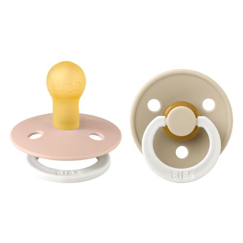 Sucettes Colour Taille 1 Rose Poudré Night/Vanille Night - Pack De 2 - Bibs