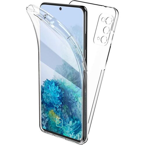Coque Pour Samsung Galaxy S21 Ultra,Coque 360 Protection Integral Arrière Rigide Avant Souple Transparent - Hqselection®