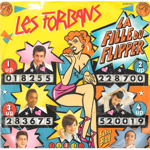 Les Forbans : La Fille Du Flipper / Mon Casque Et Mon K7 [Vinyle 45 Tours 7"] 1982