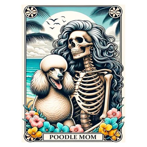 Mosaïque Strass Carrée Nouvelle Arrivée Dessin Animé Crâne Chat Chien Rubik's Cube Diamant Rond Diamant Complet Loisir Créatif Débutant, Idée Cadeau Original Pour Noël