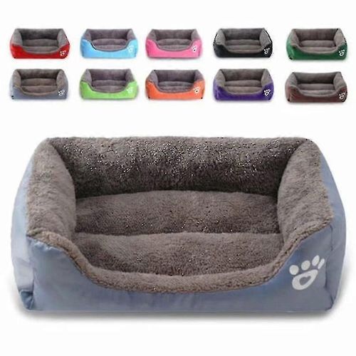 Lits Pour Chiens Pet Extra Large Cushion House Soft Warm Kennel Blanket Nest Lavable