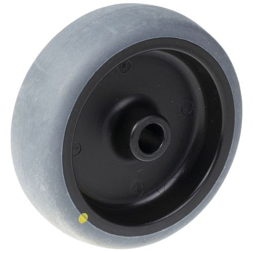 75mm wheel with grey electrically conductive thermoplastic rubber on polypropyle