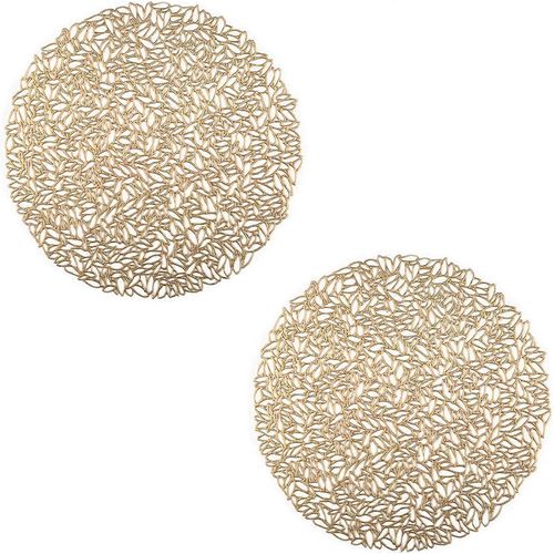 Pièces Set De Table, Set De Table Évidé, Set De Table Antidérapant Tapis De Sous-Verre En Pvc Tapis De Protection, Pour La Décoration De Mariage De Noël