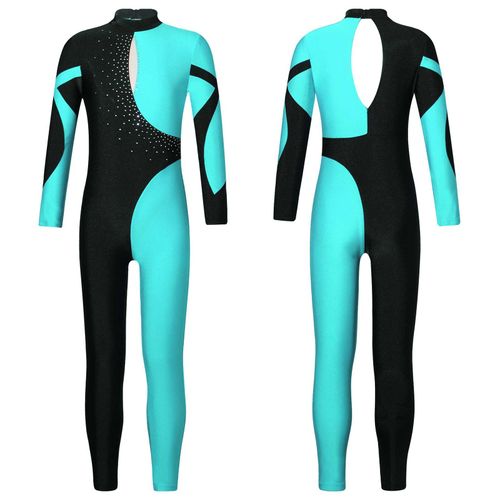 Justaucorps De Danse De Ballet Pour Filles,Manches Longues,Biscuits,Patinage Artistique,Combinaison De Danse,Costume De Batterie,Costume Aqdehors Unitard,Enfants