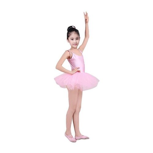 Vêtements De Danse En Fibre De Dentelle Pour Enfants,Jupes De Ballet À Fronde,Olympiques De Danse Pour Filles,Vêtements D'exercice,Petites Robes Moelleuses De Princesse