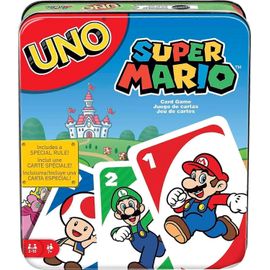 Pot De Rangement Pour Jeu De Cartes Uno Super Mario, Jeu De Cartes Sur Le Thème Du Jeu Vidéo Et Règles Spéciales, Cadeau Pour Les Enfants, Soirée De Jeux Pour Adultes Et Familles, 7 Ans Et Plus