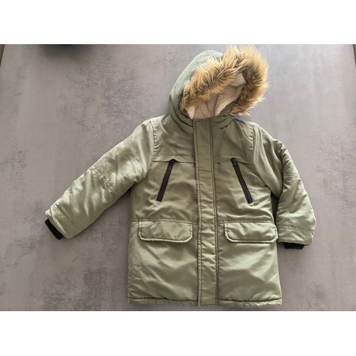 Parka Doudoune Kaki Molletonnée Kiabi Taille 6 Ans