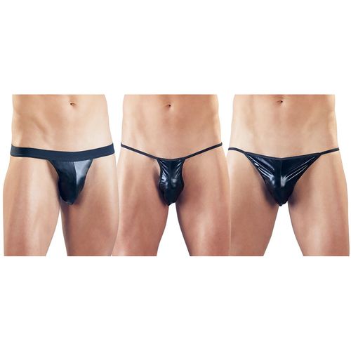 Pack De 3 Strings Homme Noir - Svenjoyment