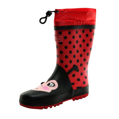 Dare 2b - Bottes De Pluie Mudplay - Unisexe - 31 Fr - Rouge/Noir