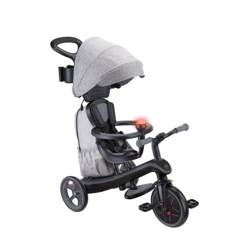 Globber - Tricycle Évolutif Explorer 4 En 1 Deluxe Play - Gris