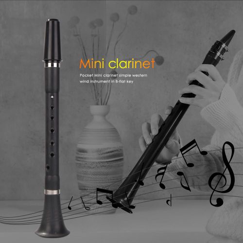 Clarinette En Abs Si Bémol De Performance Professionnelle,Pour Maire,Calcul Intérieur,Vent,Musique,Avec Poudres De Stockage #A