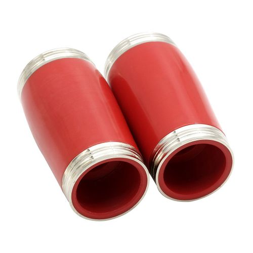 Clarinette En Bakélite Avec Anneau En Métal,Tube De Réglage À Deux Sections,Style Droit,Plastique,Bleu Foncé,65mm,2 Pièces - Type Red