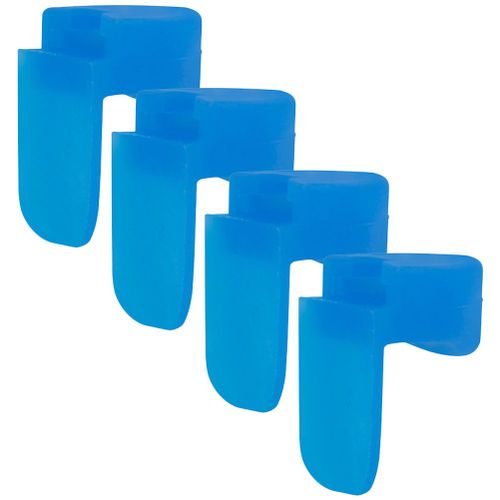 Support De Clarinette Rond À Manche Long,Coussretours De Pouce Noir,Accessoire De Support En Silicone,4 Pièces - Type Blue