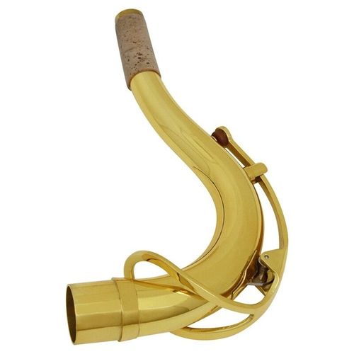 Saxophone Ténor 27.5mm Présidence Ks Nickel Plaqué Argent Sax Courbure Cou Incurvé Soprano Laiton De Cou Musical-A82k - Type Gold