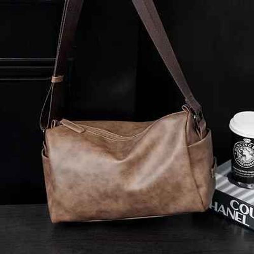 Sac fourre-tout japonais en cuir pour hommes,sacs pour ordinateur portable,valise de luxe,étui Bombes Executive,affaires latérales,marque - Marron