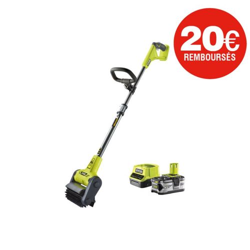 Nettoyeur de sol RYOBI 18V One+ - 1 batterie 4.0 Ah - 1 chargeur - RY18PCB-140