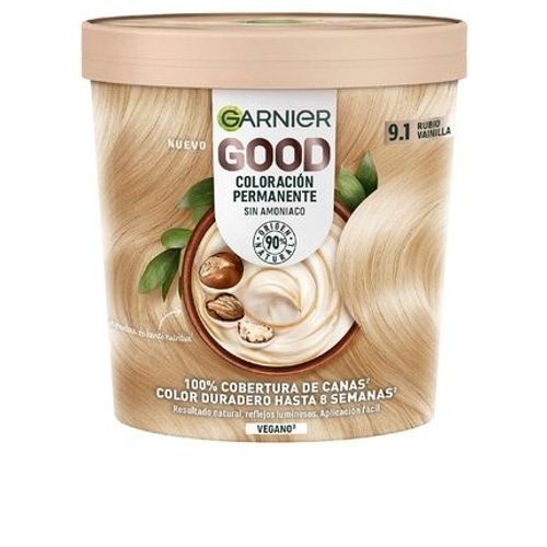 Coloration Permanente - Garnier - 9.1 Rubio Vainilla - Sans Ammoniaque - Crème - Pour Tous Types De Cheveux 