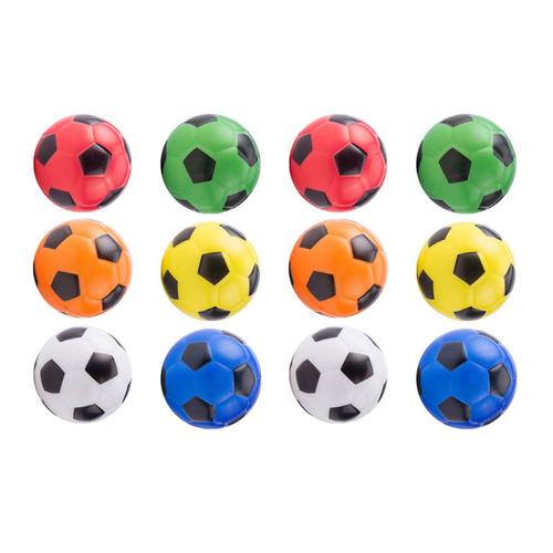 12 Pi¿¿Ces Color¿¿ Main Football Exercice Doux ?Lastique Anti-Stress Balle Enfant Petite Balle Jouet Adulte Massage