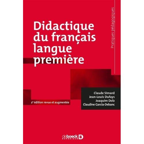 Didactique Du Français Langue Première