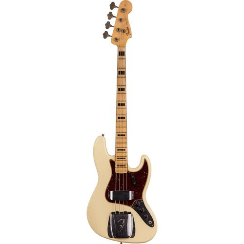 Fender Custom Shop Time Machine '68 J Bass Journeyman Relic Mn Vintage White Avec Étui Et Certificat D'authenticité