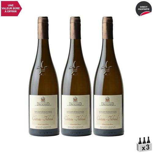 Vignoble Drouard Muscadet Sèvre Et Maine Château Thebaud Blanc 2018 X3