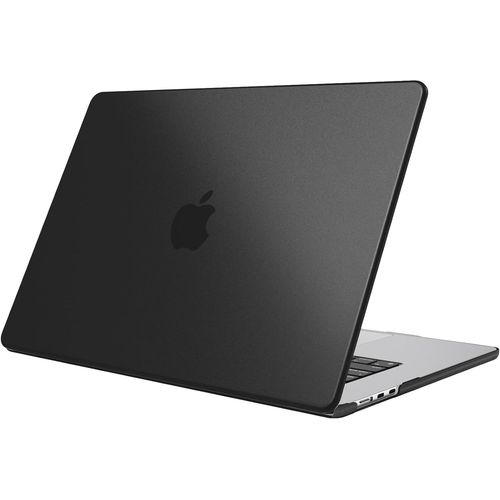 Coque Compatible avec MacBook Air 15 Pouces 2024/2023 (M3/M2, Modèle A3114/A2941) - Coque Rigide Fine Étui Léger, Protection pour MacBook Air 15 Pouces, Noir Givré
