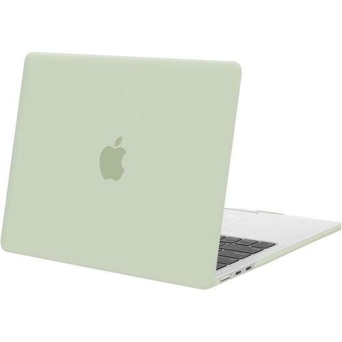 Coque Compatible avec MacBook Air 13,6 Pouces M3 A3113 M2 A2681 2025 2024-2022 Touch ID, Protection Étui Rigide en Plastique Case Compatible avec MacBook Air 13 Pouces M2 M3,Sage Vert
