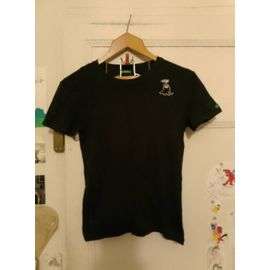 Tee-Shirt Noir 38 M United Color Of Benetton Vintage Années 90.