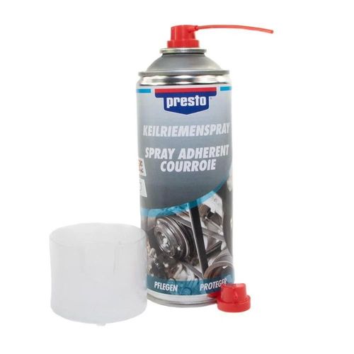 Spray Adhérent Pour Courroie - Protège Et Limite L'usure - Presto - 400ml