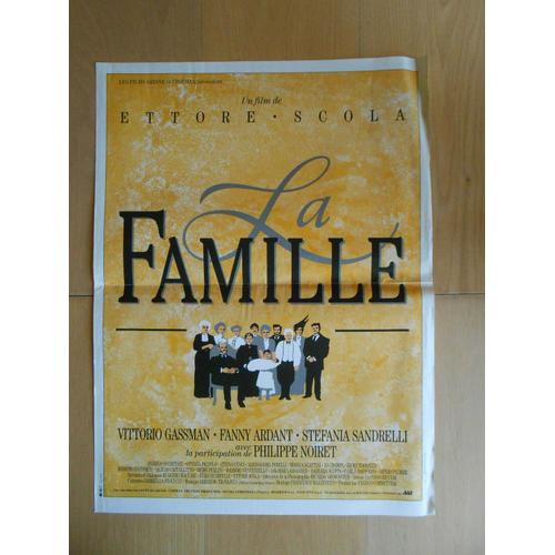 Affiche Cinéma 53,5 X 40 La Famille Gassman Ardant Sandrelli Noiret Ettore Scola