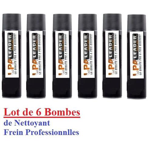 Lot De 6 Bombes De Nettoyant Frein Professionnel 500 Ml-Conception Européenne -